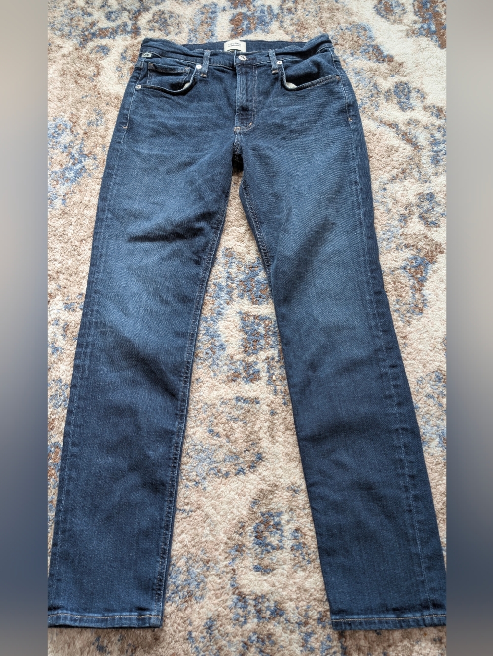 Citizens Of Humanity Slim Straight Dark Indigo Jeans